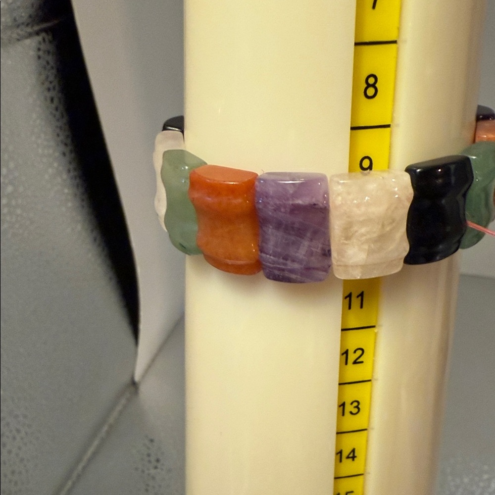 Multicolor Gem Beaded Bracelet - image 6